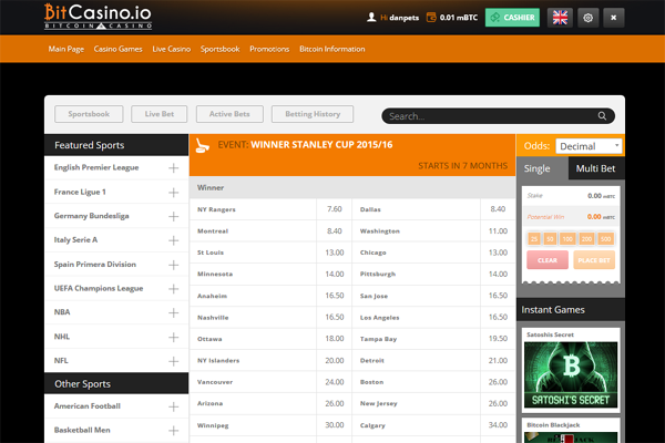 BitCasino screen shot